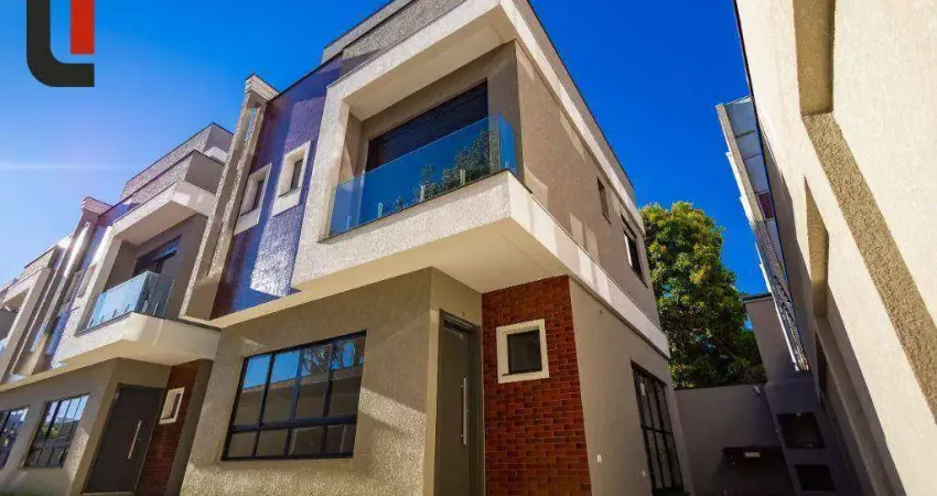 Sobrado com 3 dormitórios à venda, 126 m² por r$ 1.199.000,00 - agua verde - curitiba/pr