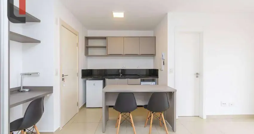 Apartamento com 1 quarto para alugar, 26 m² por r$ 1.800/mês - juvevê - curitiba/pr