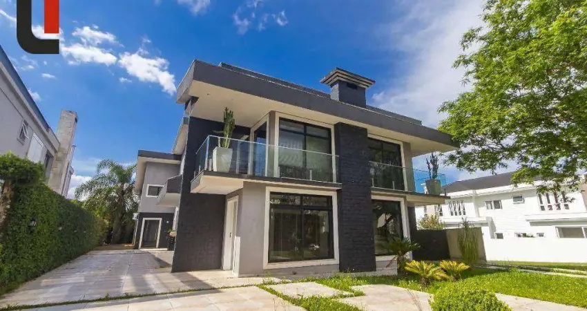 Casa com 5 quartos, 580 m² - venda por r$ 3.190.000 ou aluguel por r$ 16.500/mês - alphaville graciosa - pinhais/pr