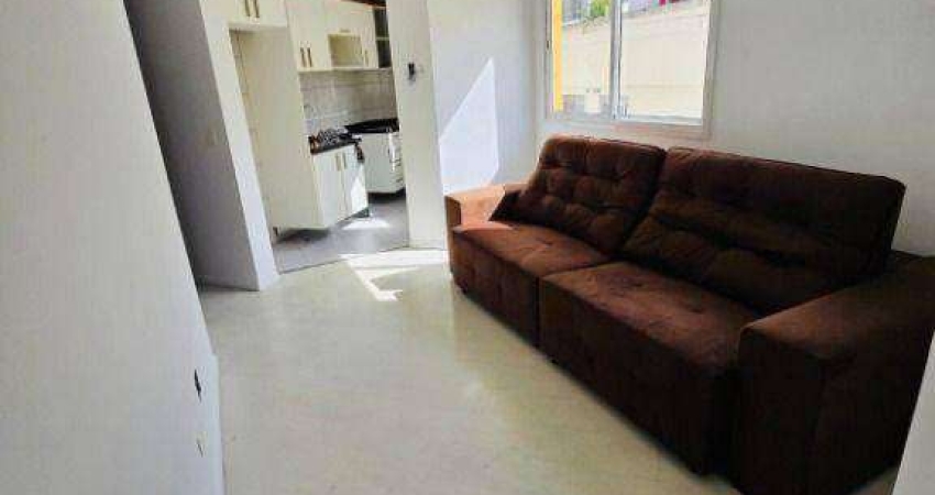 Apartamento com 1 quarto, 33 m² - venda por R$ 285.000 ou aluguel por R$ 1.800/mês - Portão - Curitiba/PR
