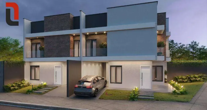 Sobrado com 3 quartos à venda, 88 m² por r$ 580.000 - campo comprido - curitiba/pr