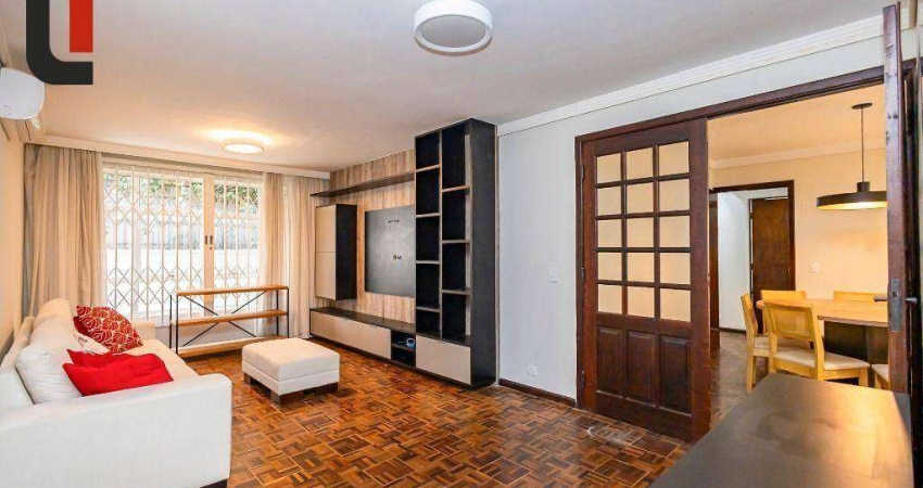 Apartamento com 3 quartos para alugar, 121 m² por R$ 3.500/mês - Cabral - Curitiba/PR