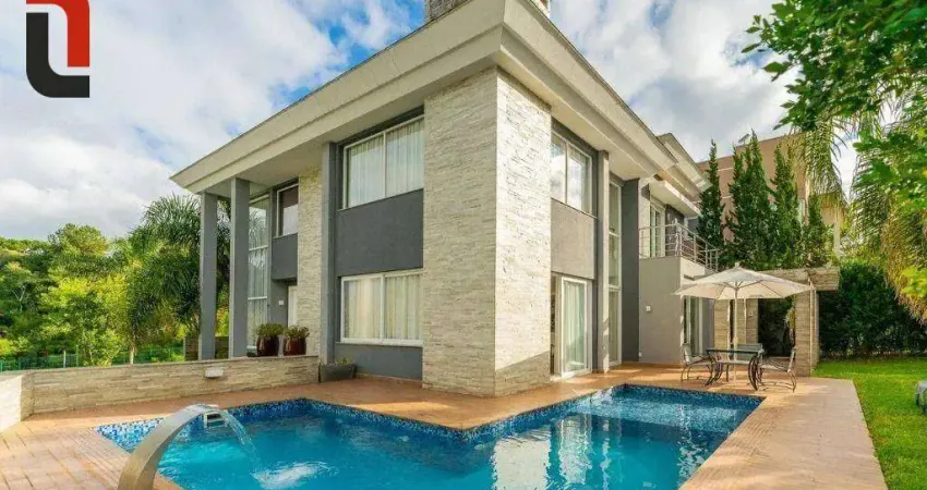 Casa com 3 suítes à venda, 400 m² por r$ 4.990.000 - santa felicidade - curitiba/pr
