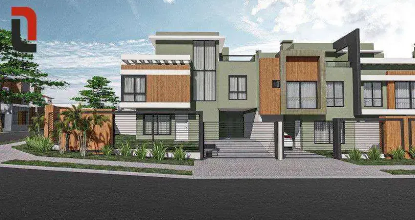 Sobrado com 3 dormitórios à venda, 169 m² por r$ 1.201.962,80 - portão - curitiba/pr