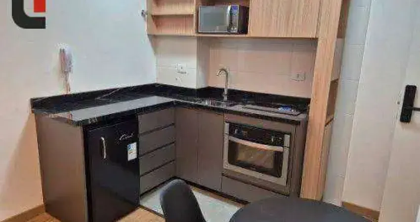 Studio com 1 quarto para alugar, 26 m² por r$ 2.200/mês - centro - curitiba/pr