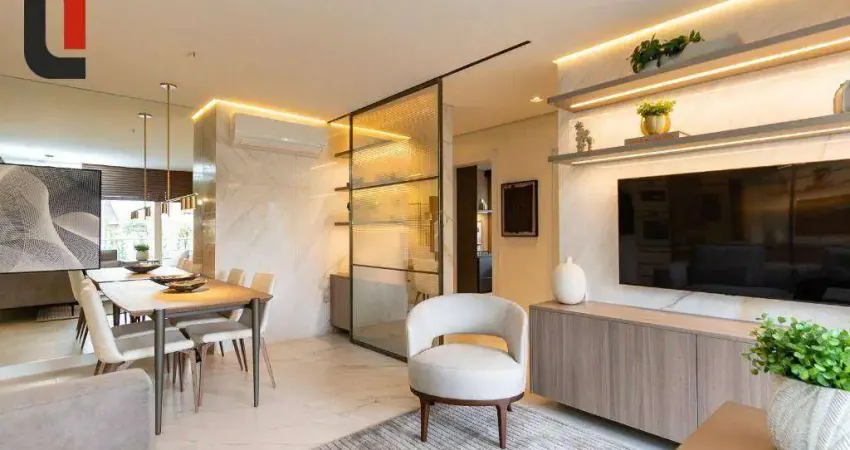 Residencial trebbiano - apartamento 3 quartos, sacada com churrasqueira e 2 vagas de garagem no ecoville