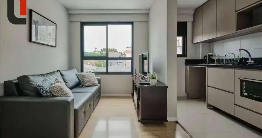 Apartamento com 1 dormitório à venda, 31 m² por r$ 499.000,00 - juvevê - curitiba/pr