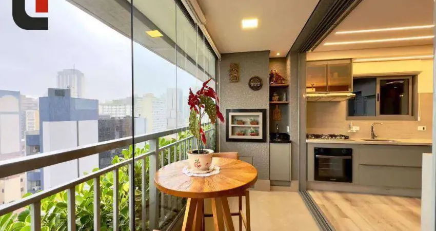 Apartamento com 3 dormitórios à venda, 102 m² por r$ 1.650.000,00 - centro - curitiba/pr