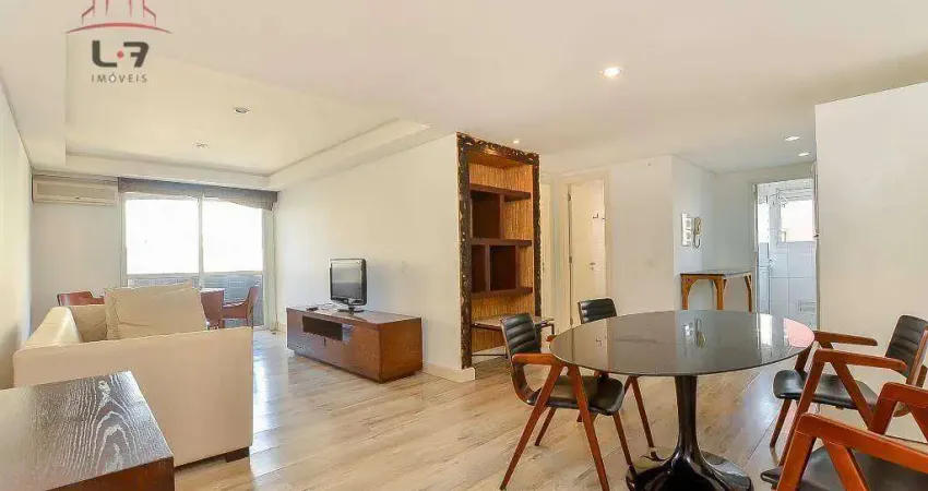 Apartamento com 1 quarto para alugar, 68 m² por R$ 3.300/mês - Batel - Curitiba/PR