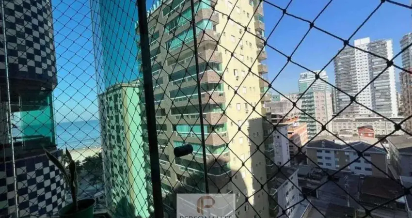 Lindo apto 3 dorm, sala 2 ambientes, 2 vagas sacada e vista mar