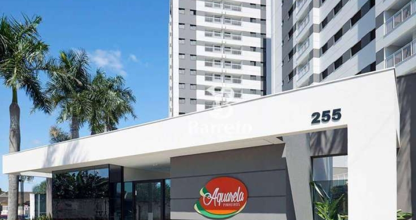 Apartamento com 2 dormitórios para alugar, 60 m² por R$ 2.7000/mês - Ed Aquarela Pinheiros - Londrina/PR