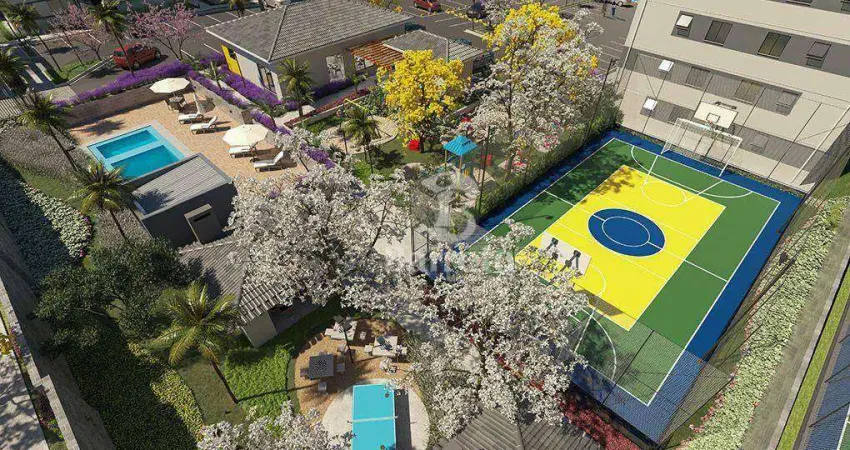 Apartamento com 2 dormitórios para alugar, 49 m² por R$ 1.250,00/mês - Maria Celina - Londrina/PR