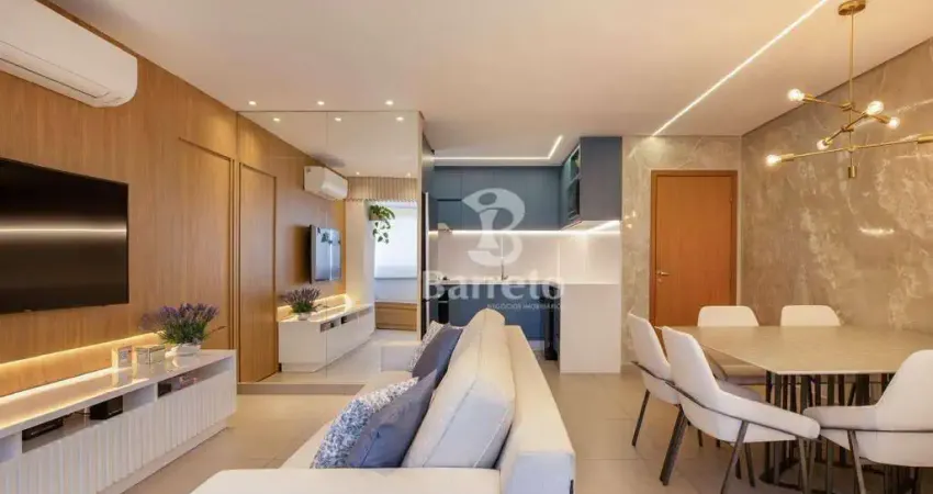 Apartamento com 3 dormitórios à venda, 87 m² por r$ 810.000,00 - gleba palhano - londrina/pr