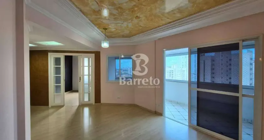 Apartamento para locação na gleba palhano – com 3 quartos e sacada com churrasqueira