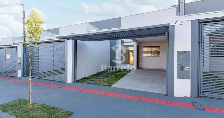 Casa com 3 dormitórios à venda, 106 m² por R$ 415.000,00 - Columbia - Londrina/PR