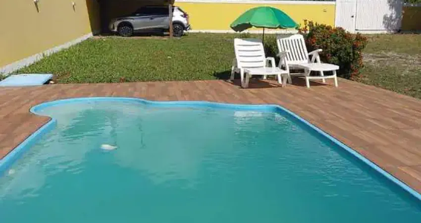 CASA MOBILIADA ALUGO  RESIDENCIAL,  500m² DE TERRENO  - CASA MOBILIADA COM PISCINA, NASCENTE, 02 DO
