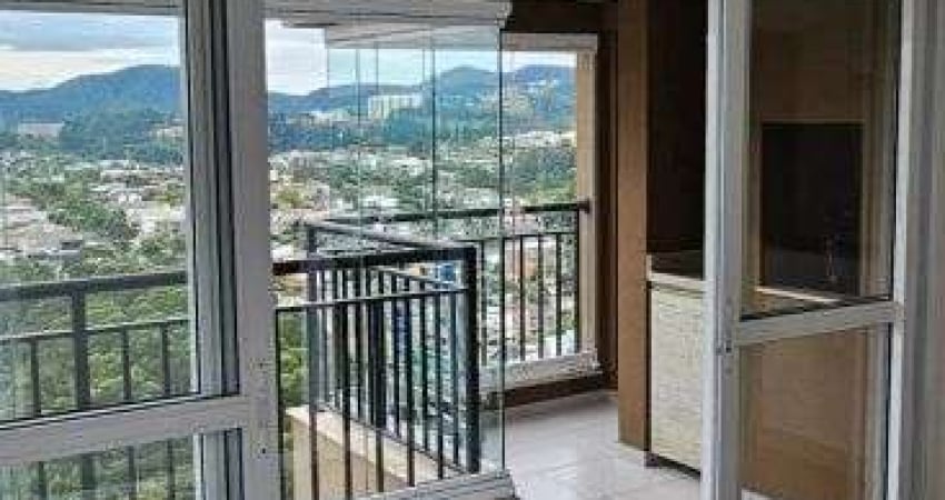 Lindo apartamento para venda com 70 metros com 2 suítes e 2 vagas, sacada fechada de vidro.