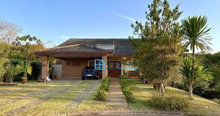Casa com 4 dormitórios à venda, 400 m² por r$ 2.500.000,00 - recanto santa barbara - jambeiro/sp