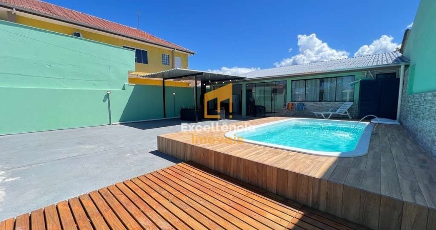 Casa frente rodovia com espaço de terreno