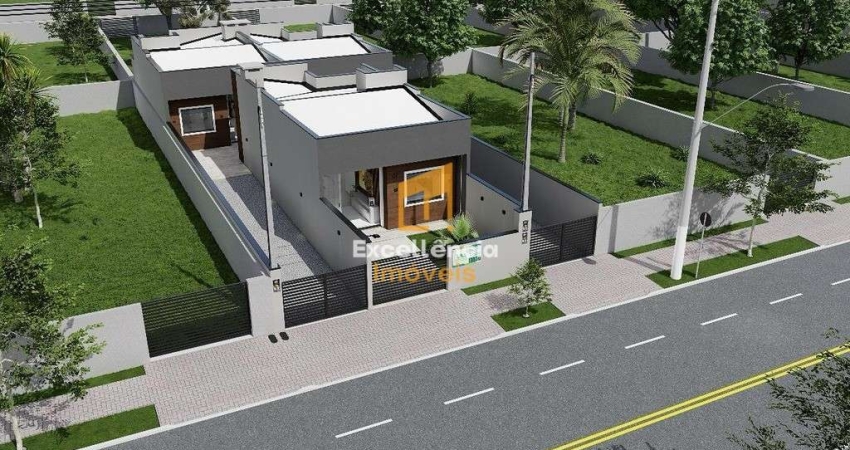 Casas novas na praia