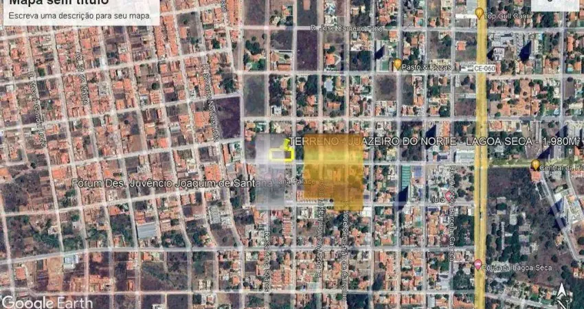 Terreno à venda, 1980 m² por R$ 1.188.000,00 - Lagoa Seca - Juazeiro do Norte/CE
