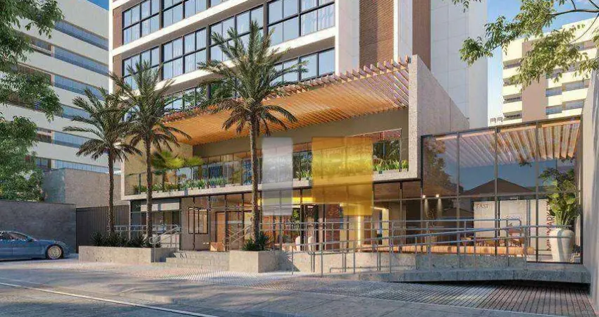 Apartamento com 1 dormitório à venda, 36 m² por R$ 434.250,00 - Aldeota - Fortaleza/CE