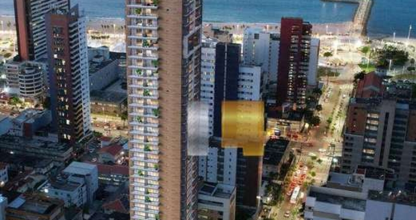 Apartamento com 1 dormitório à venda, 40 m² por R$ 840.000,00 - Meireles - Fortaleza/CE