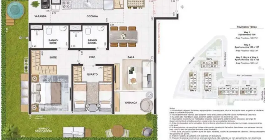 Patrimovel vende último apartamento garden no way barra bonita