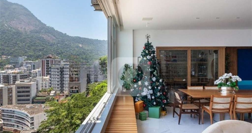 Apartamento com vista deslumbrante da Lagoa e Cristo