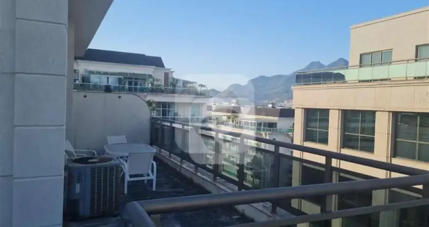 Sala comercial 110m2 na cobertura do le monde na barra da tijuca