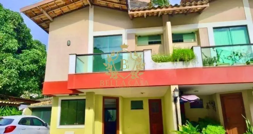 Casa duplex com 4 quartos à venda em condomínio fechado por r$ 700.000,00 - palmeiras - cabo frio /rj