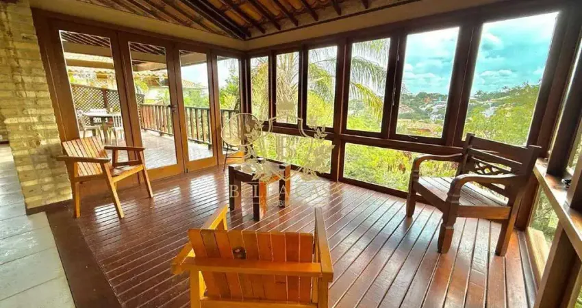 Casa com loft e terreno amplo à venda em geribá — próxima à praia