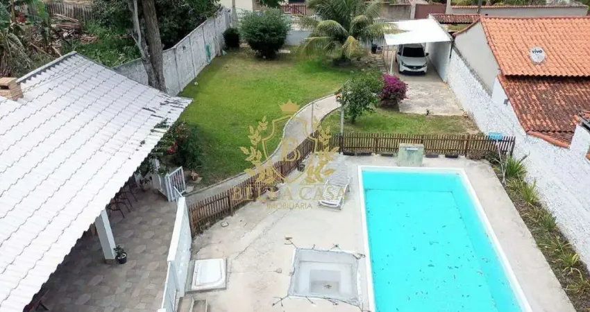 Casa duplex com 3 quartos, piscina e espaço gourmet por r$ 450.000,00 - iguabinha- araruama/rj