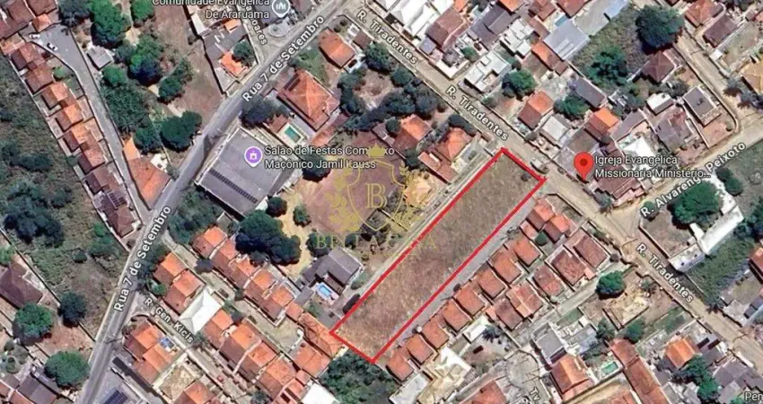 Terreno residencial de 2.500 m² em araruama - praça da bandeira | venda r$ 750.000