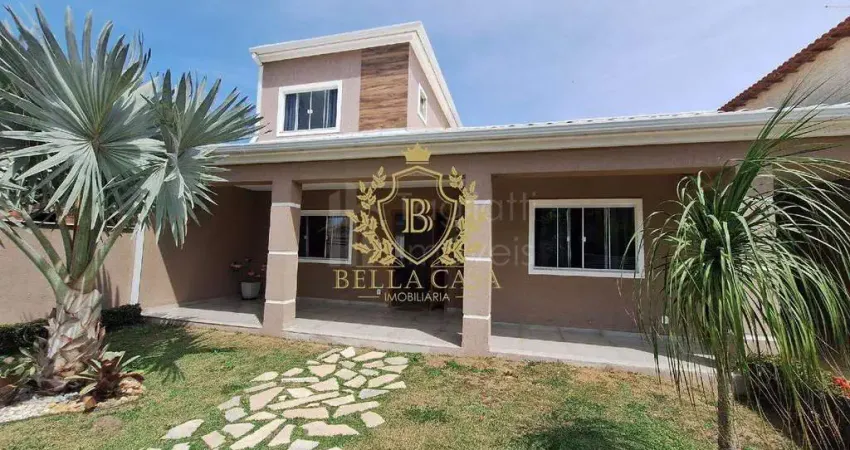 Casa em condomínio com 160,00m² à venda por r$ 650.000,00 - bananeiras (iguabinha) - araruama/rj