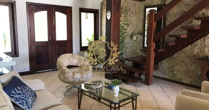 Casa em condomínio com 4 suítes à venda por - manguinhos r$ 2.200.000,00 - armação dos búzios/rj