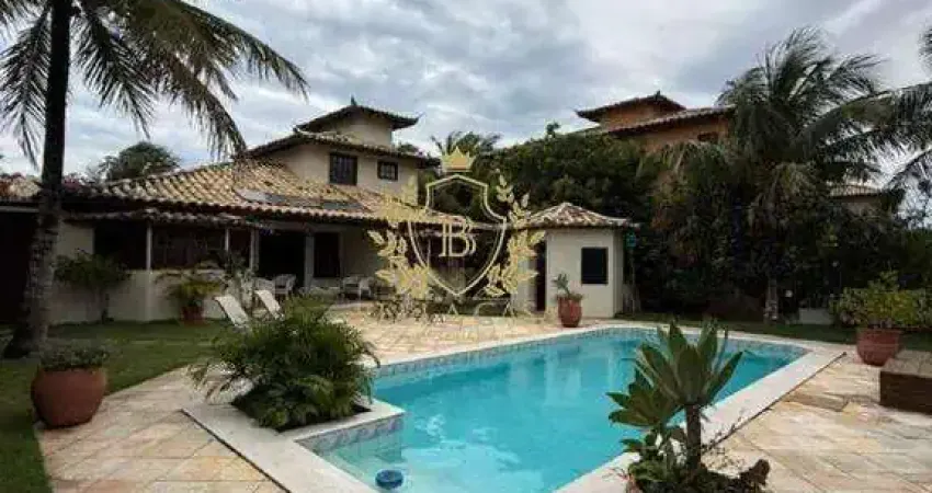 Casa em condomínio com 4 suítes à venda por - manguinhos r$ 2.300.000,00 - armação dos búzios/rj