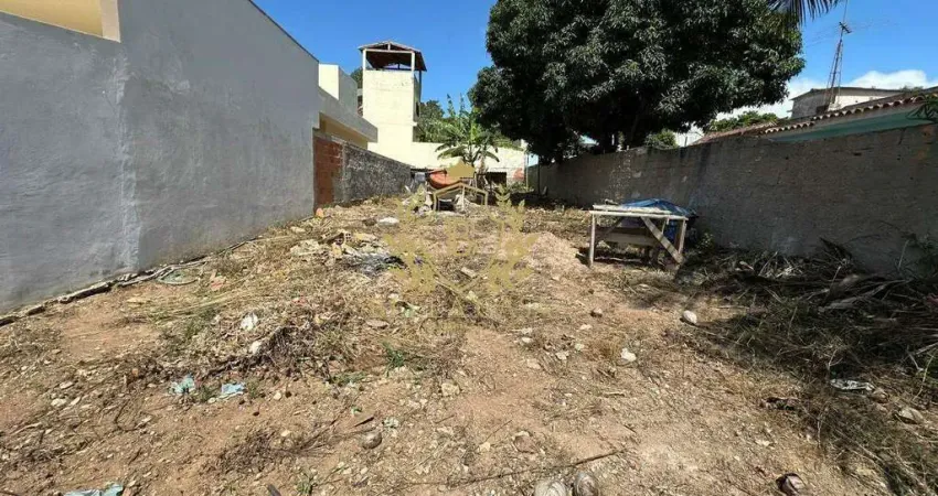 Terreno com 225m² à venda por r$ 110.000,00 - coqueiral - araruama/rj