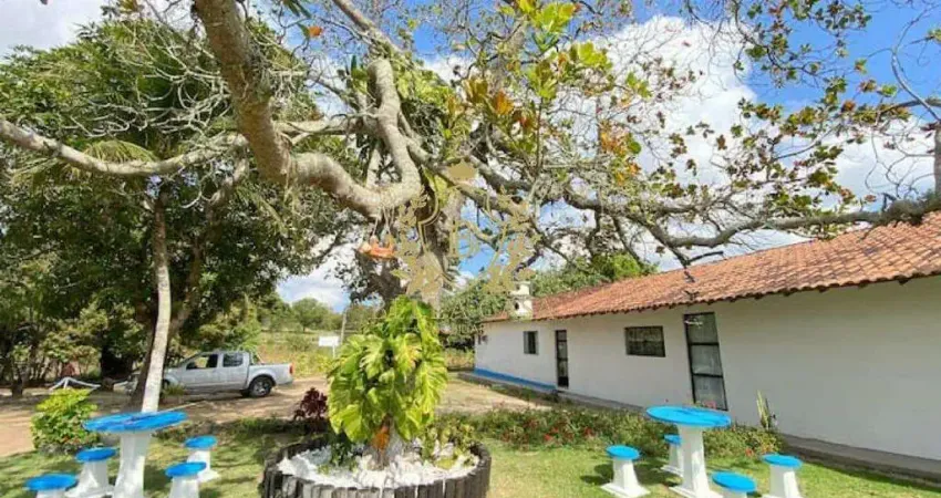 Sítio com 12 alqueires para locação por r$ 10.000,00/mês - bicuíba - saquarema/rj