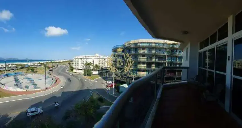 Apartamento 120m² com Vista Mar em Algodoal, Cabo Frio – 3 Vagas, Pronto para Morar