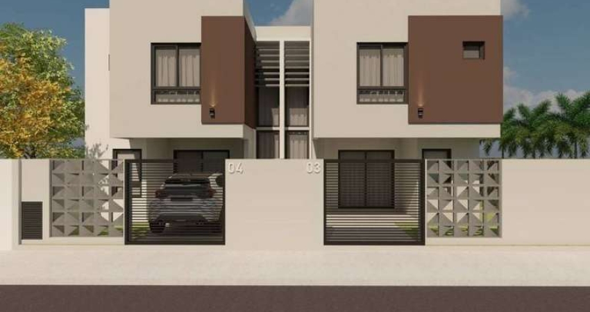 Geminado com 74,95 m² e com 2 suítes no Bairro Murta
