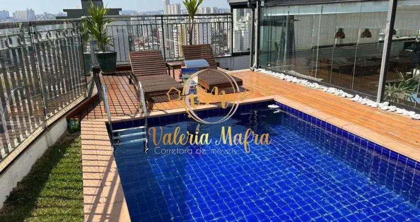 Cobertura duplex para venda em são bernardo do campo, anchieta, 3 dormitórios, 3 suítes, 5 banheiros, 3 vagas