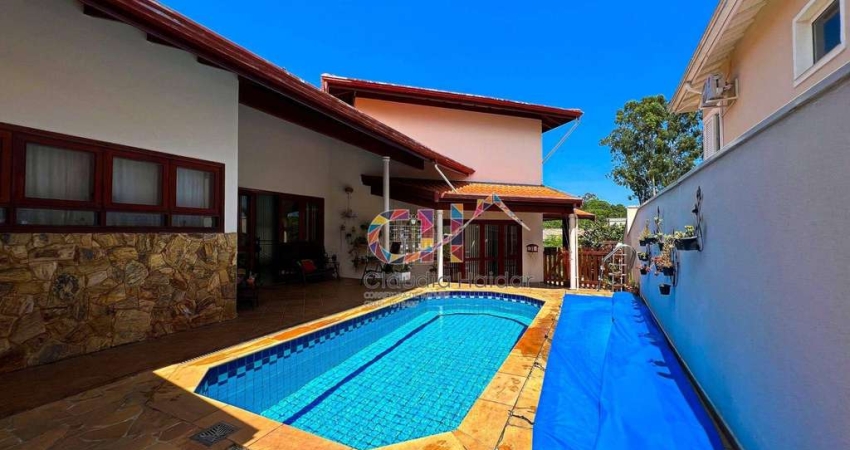 Casa com 3 dormitórios à venda, 352 m² por R$ 1.900.000,00 - Condomínio Reserva Colonial - Valinhos/SP