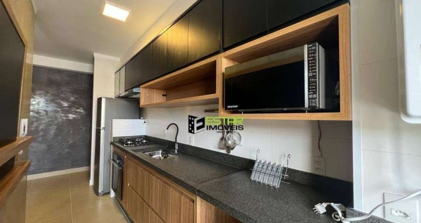 Apartamento com 2 dormitórios para alugar, 69 m² por R$ 5.478,00/mês - Vila Thais - Atibaia/SP