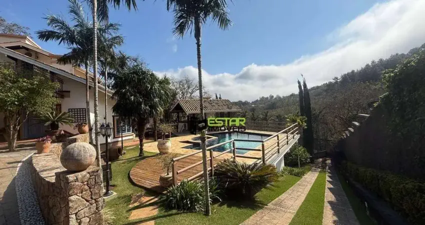 Casa com 3 dormitórios, 485 m² - venda por r$ 3.800.000,00 ou aluguel por r$ 17.000,00/mês - condomínio flamboyant - atibaia/sp