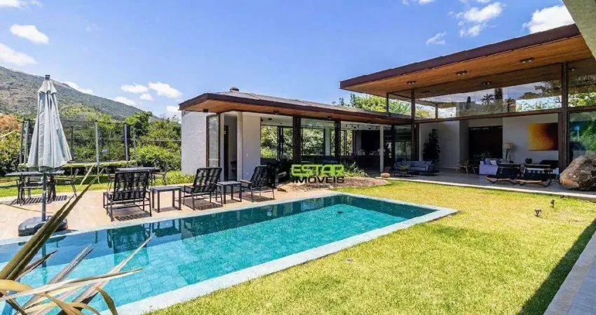 Casa com 4 dormitórios à venda, 500 m² por r$ 6.000.000,00 - jardim flamboyant - atibaia/sp