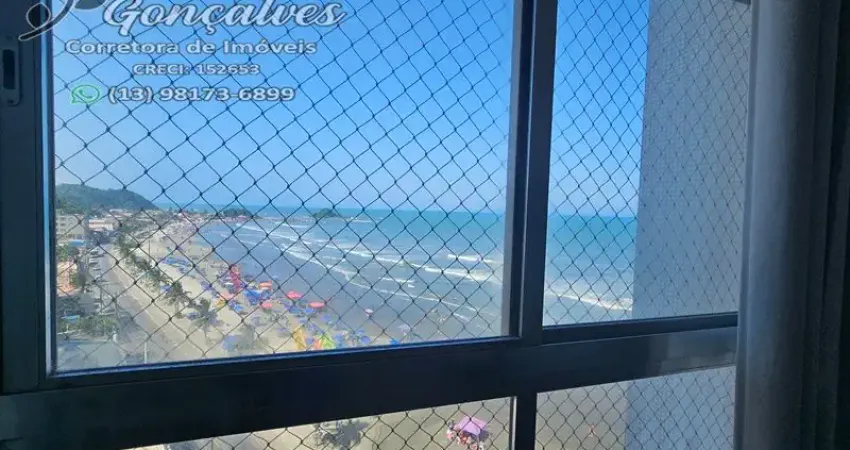 Apartamento frente mar com garagem privativa - praia dos sonhos - itanhaéms