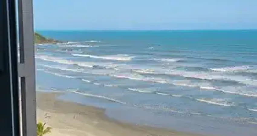 Apartamento com 02 quartos frente mar - praia dos sonhos - itanhaém