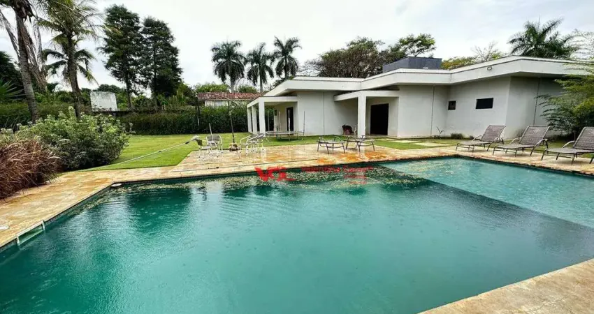 Chácara com 5 dormitórios à venda, 5000 m² por R$ 5.000.000,00 - Recanto das Flores - Indaiatuba/SP