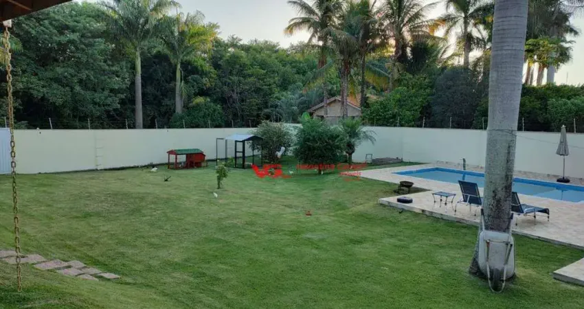 Chácara com 3 dormitórios, 1551 m² - venda por R$ 2.490.000,00 ou aluguel por R$ 13.280,01/mês - Terras de Itaici - Indaiatuba/SP
